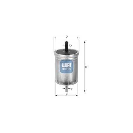 Código de filtro de combustible UFI 31.514.00