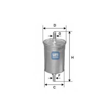 Código de filtro de combustible UFI 31.515.00