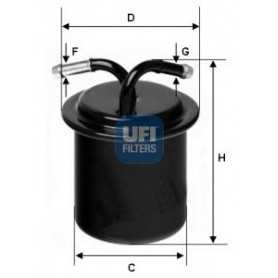 Filtro carburante UFI codice 31.541.00