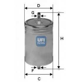 Filtre à carburant UFI code 31.611.00