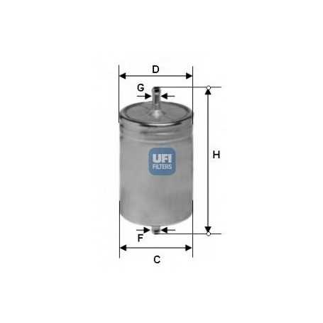Buy UFI fuel filter code 31.611.00 auto parts shop online at best price