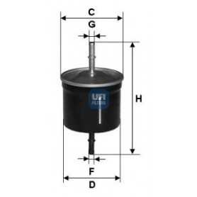 Filtro carburante UFI codice 31.624.00