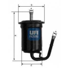 Código de filtro de combustible UFI 31.714.00