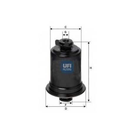 Código de filtro de combustible UFI 31.725.00