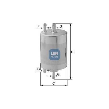 Código de filtro de combustible UFI 31.841.00