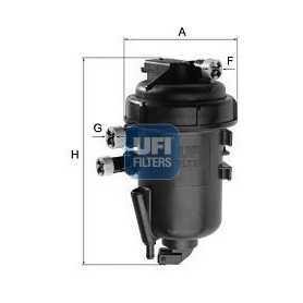 Código de filtro de combustible UFI 55.163.00