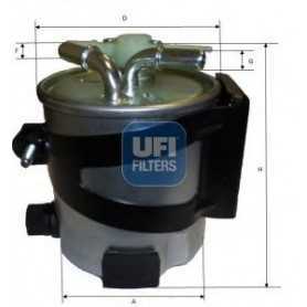 Filtre à carburant UFI code 55.418.00