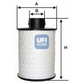 Filtro carburante UFI codice 60.H2O.00