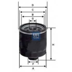 UFI oil filter code 23.453.00