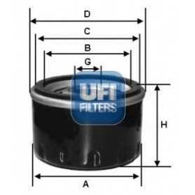 Código de filtro de aceite UFI 23.575.00