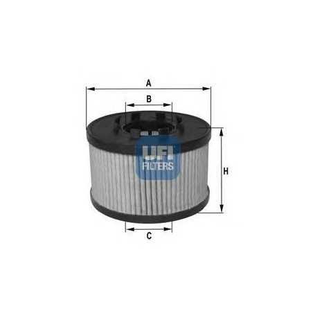 UFI oil filter code 25.015.00