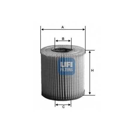 Buy UFI oil filter code 25.018.00 auto parts shop online at best price