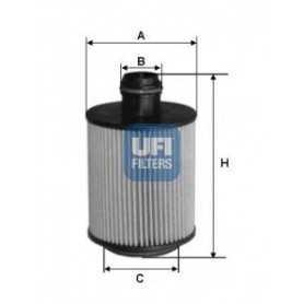 Filtre à huile UFI code 25.061.00