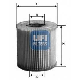 Filtro olio UFI codice 25.115.00