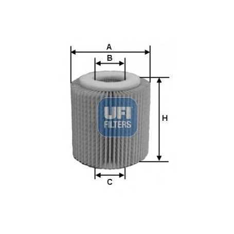 UFI oil filter code 25.150.00