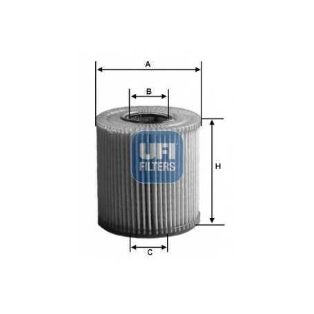 Filtro de aceite UFI código 25.159.00