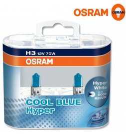Buy H3 Cool Blue Hyper Duo Car Bulbs - OSRAM auto parts shop online at best price