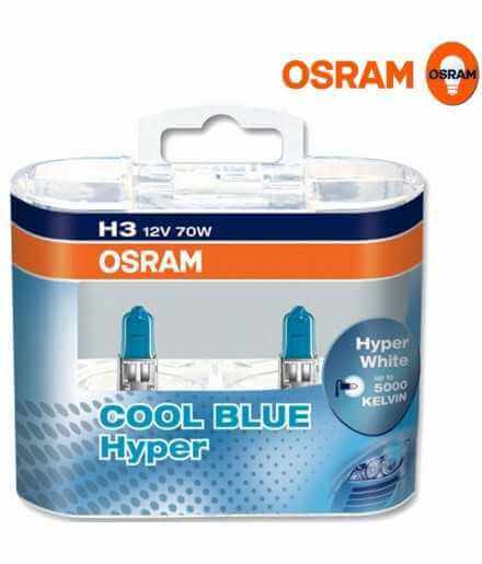 Comprar Bombillas para coche H3 Cool Blue Hyper Duo - OSRAM  tienda online de autopartes al mejor precio