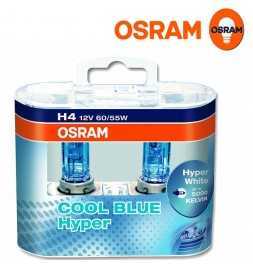 H4 Cool Blue Hyper Duo - Lampadine Per auto - OSRAM