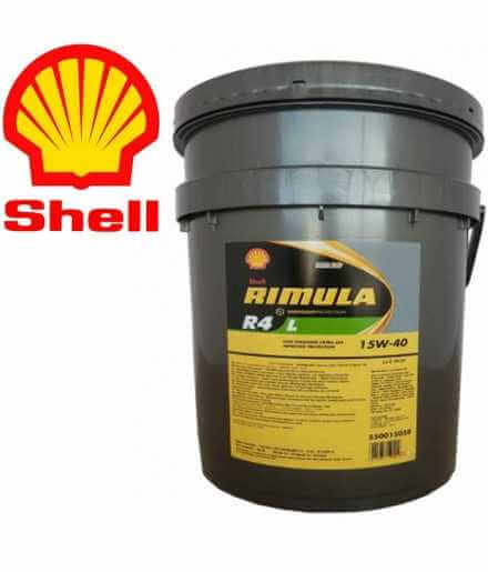 Comprar Shell Rimula R4 L 15W40 CJ4 Cubo de 20 litros  tienda online de autopartes al mejor precio