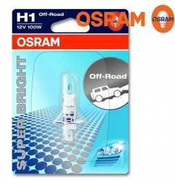 OSRAM OFF-ROAD Super Bright H1 Lampada alogena per proiettori 62200 - Confezione singola