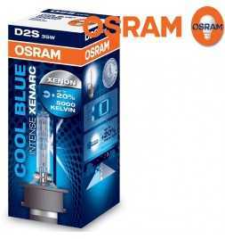 OSRAM XENARC COOL BLUE INTENSE D2S Lampada per proiettori allo Xeno 66240CBI 20% di luce in più - Confezione singola