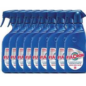 Fulcron Detergente Universale Igienizzante rimuove germi e batteri 9 FLACONI