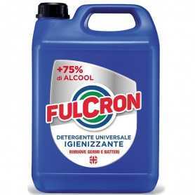 Fulcron Detergente Universale Igienizzante rimuove germi e batteri Tanica 5 litri