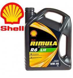 Buy Shell Rimula R6 LM 10W40 E7 228.51 4 liter can auto parts shop online at best price