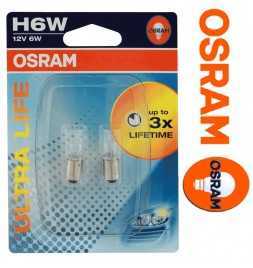 Achetez OSRAM ULTRA LIFE H6W Feux de position et de stationnement 64132ULT-02B - longue durée de vie - sous blister double  M...