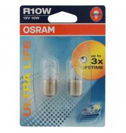 Buy OSRAM ULTRA LIFE R10W clearance light, license plate light 5008ULT-02B - long life - in double blister auto parts shop on...