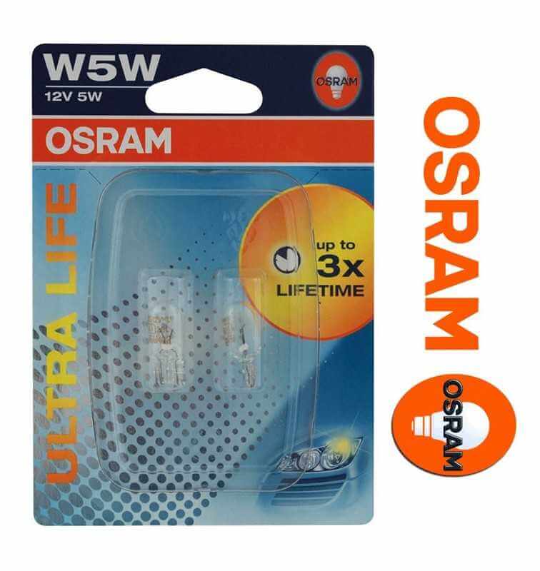 OSRAM ULTRA LIFE W5W direction indicator, marker lights, position a