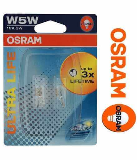 OSRAM ULTRA LIFE W5W direction indicator, marker lights, position a