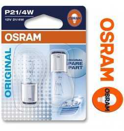 Buy OSRAM Original 12V P21 / 4W halogen auxiliary lamp in double blister auto parts shop online at best price