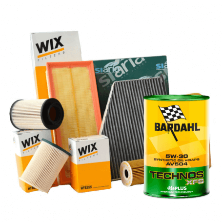 Coupon Series 1 (E87) 118 d KW 90 from 11/2003 with 3 Filters WIX FILTERS WF8365 WL7303 WA6573 5 LT 5w30 Technos XFS AV504