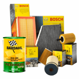 Coupon Serie 3 (E90) 330 xd KW 170 09/2005 with 3 BOSCH Filters F026402085 1457429252 1457433589 5 LT 5w30 Technos XFS AV504