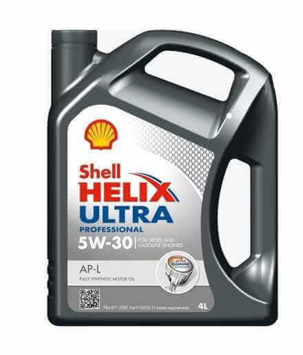 Shell Helix Ultra Professional AP-L 5W-30 (C2, PSA B71 2290, Fiat 955535 S1) bidon de 5 litres