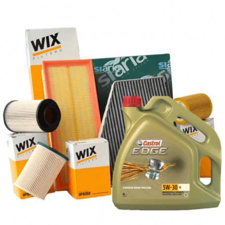 Coupon Series 3 330 i xDrive KW 185 from 07/2015 with 2 Filters WIX FILTERS WL7531A WA9824 5LT 5w30 Castrol Edge LL04
