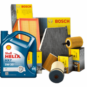 Coupon FIESTA V Van 1.4 TDCi KW 50 from 10/2003 with 3 BOSCH Filters 450907007 1457429238 1457433076 5 LT 5W30 Helix HX7 AF