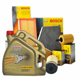 Buy Service A4 2.0 TFSI 16V KW 147 from 01/2006 with 3 BOSCH Filters F026403012 1457433046 1457429243 5LT Castrol Edge 5w30 L...