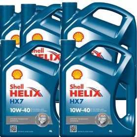 Comprar OLIO MOTORE AUTO - Shell Helix HX7 10W40 - 20L Litri  tienda online de autopartes al mejor precio