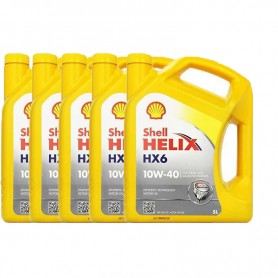 Comprar OLIO MOTORE Shell Helix Hx6 10W40 Multigrado MOTORI BENZIANA E DIESEL 25 L LITRI  tienda online de autopartes al mejo...
