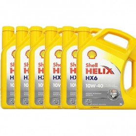 Buy Shell Helix HX6 10W-40 - 5 Liter can auto parts shop online at best price