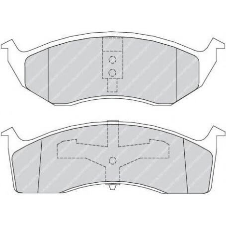 FERODO brake pads kit code FDB1098
