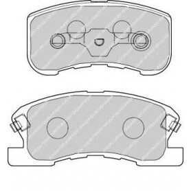 Brake pads kit FERODO code FDB1501
