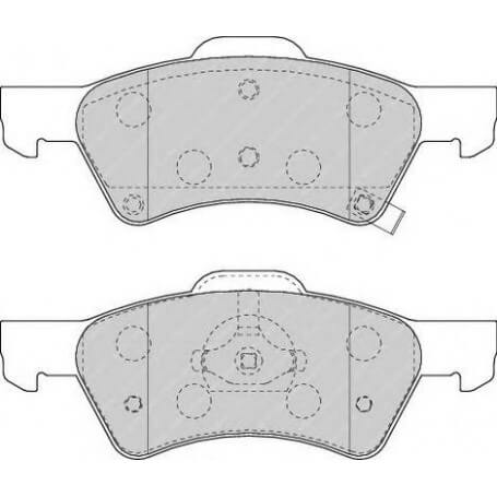 FERODO brake pads kit code FDB1510