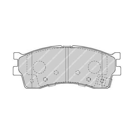 Buy Brake pads kit FERODO code FDB1602 auto parts shop online at best price