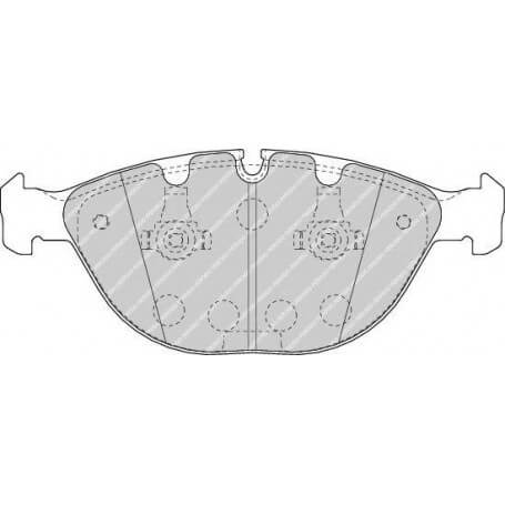 Buy Brake pads kit FERODO code FDB1618 auto parts shop online at best price