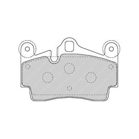 Brake pads kit FERODO code FDB1627