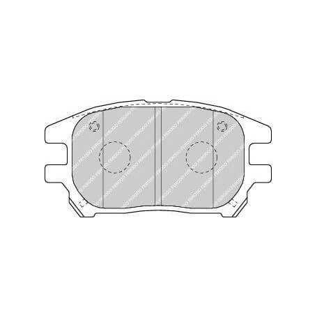 Brake pads kit FERODO code FDB1697